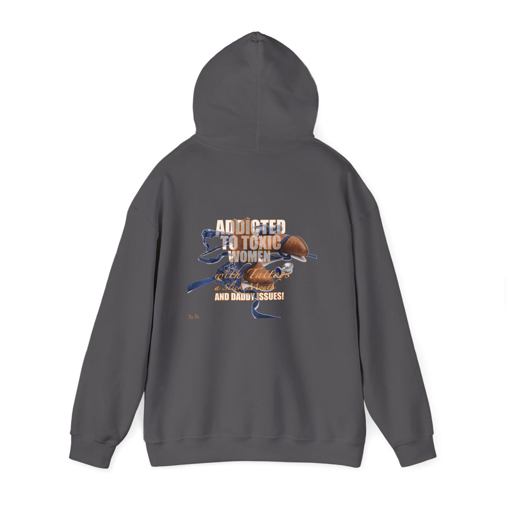 Addicted | Yes Sir Hoodie | Recovering Addict Graphic Hoodie