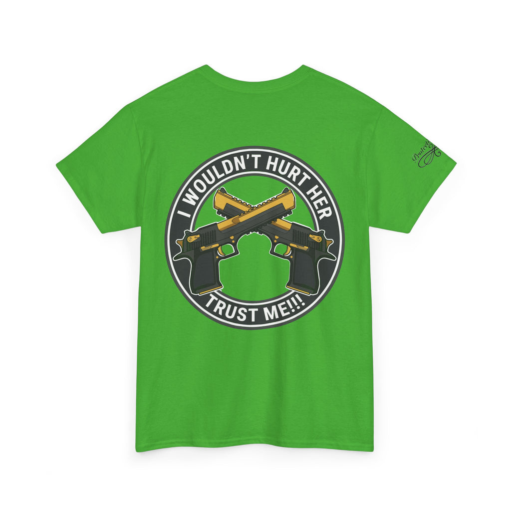 Protective Dad Pistols T-Shirt | Here’s Your Warning