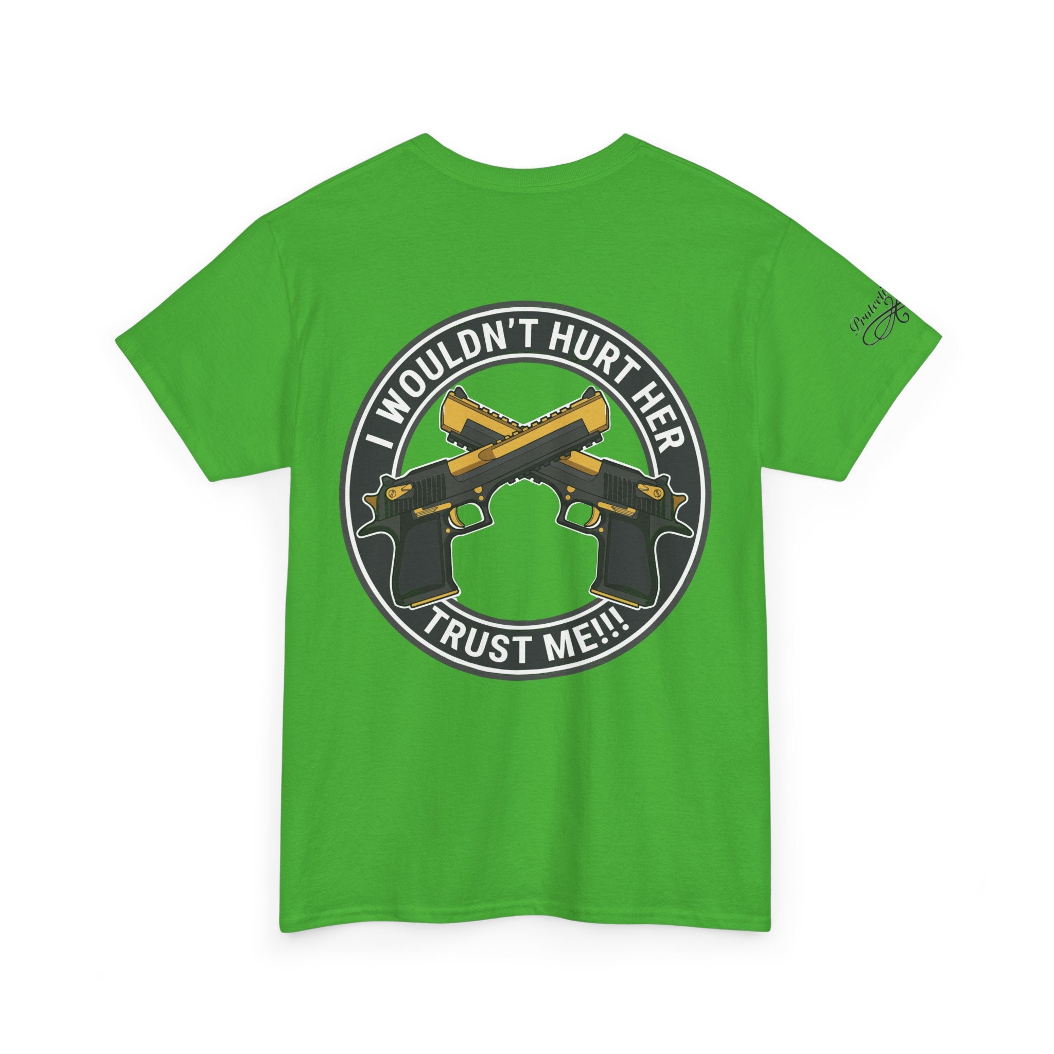 Protective Dad Pistols T-Shirt | Here’s Your Warning