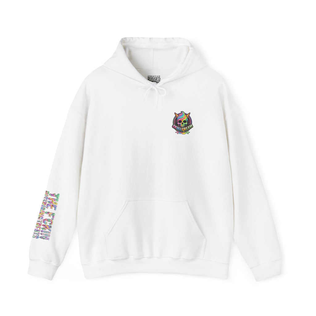 Cotton Candy Skullcream Hoodie — Sticky Fingers Band Graphic Pullover
