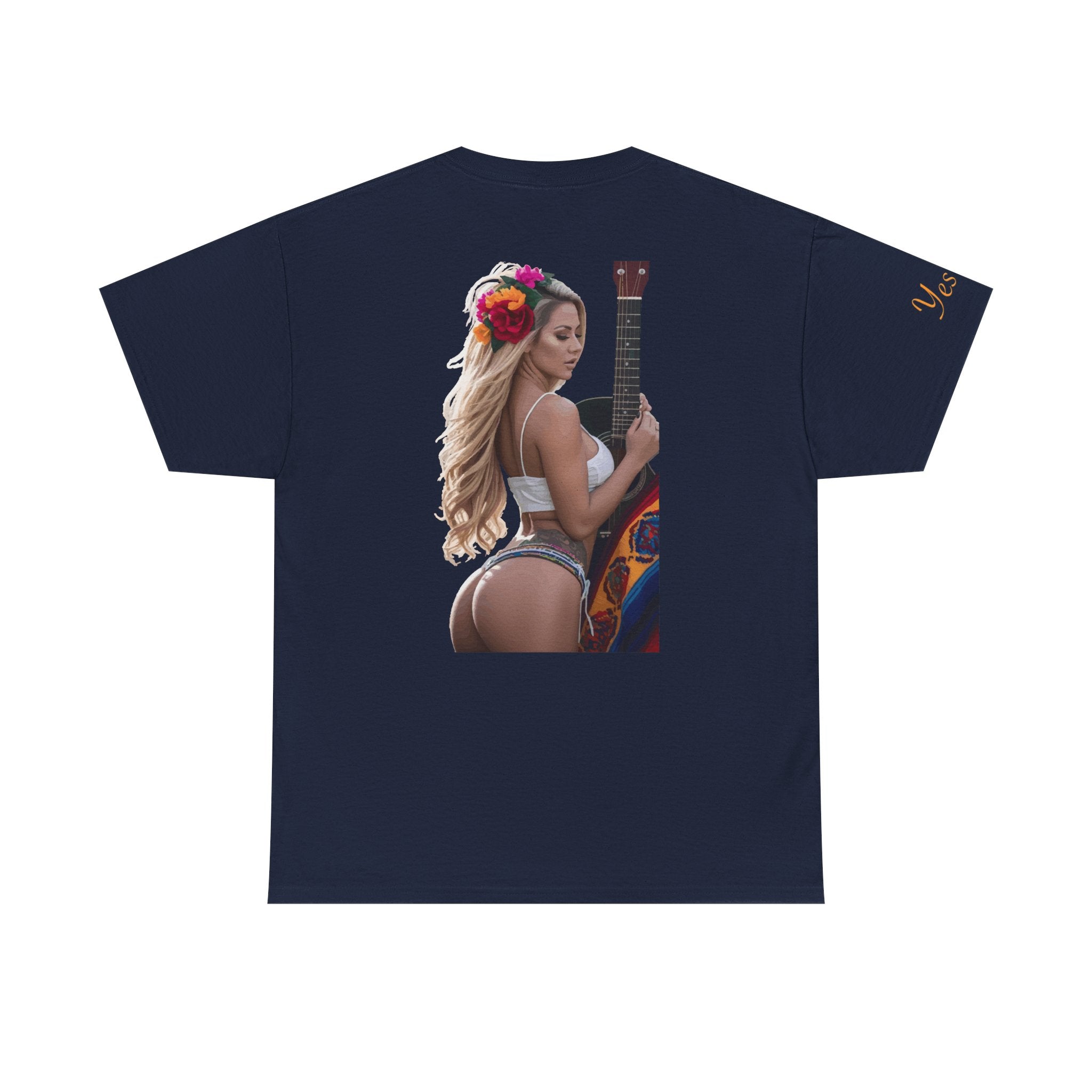 Pretty Flowers-Yes Sir T-Shirt | Parental Advisory  for the Bearded