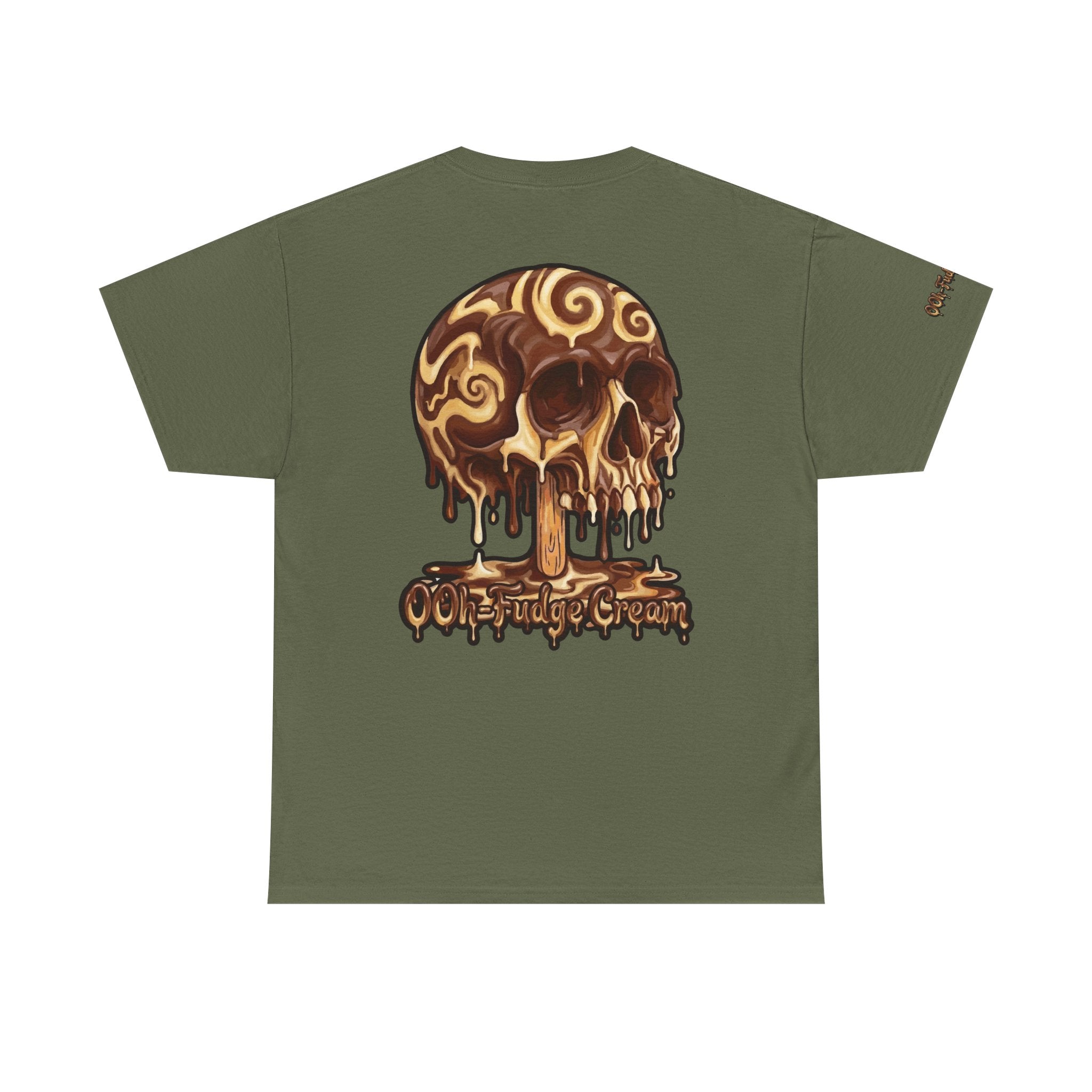 Skullcream-Ooh-Fudge Cream T-Shirt | Colorful Drip Graphic Tee