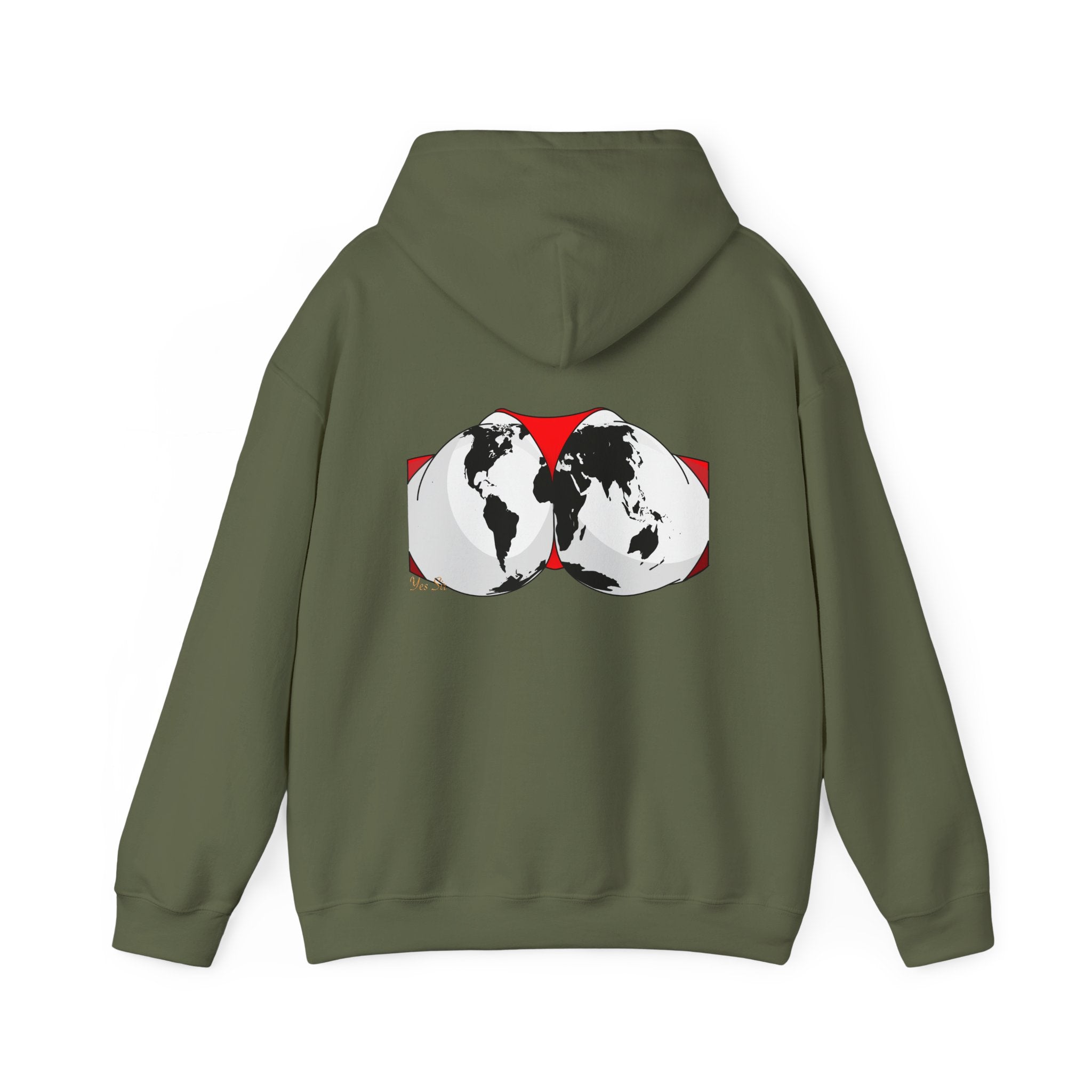 The World | Yes Sir Hoodie | Cherish It Graphic Hoodie