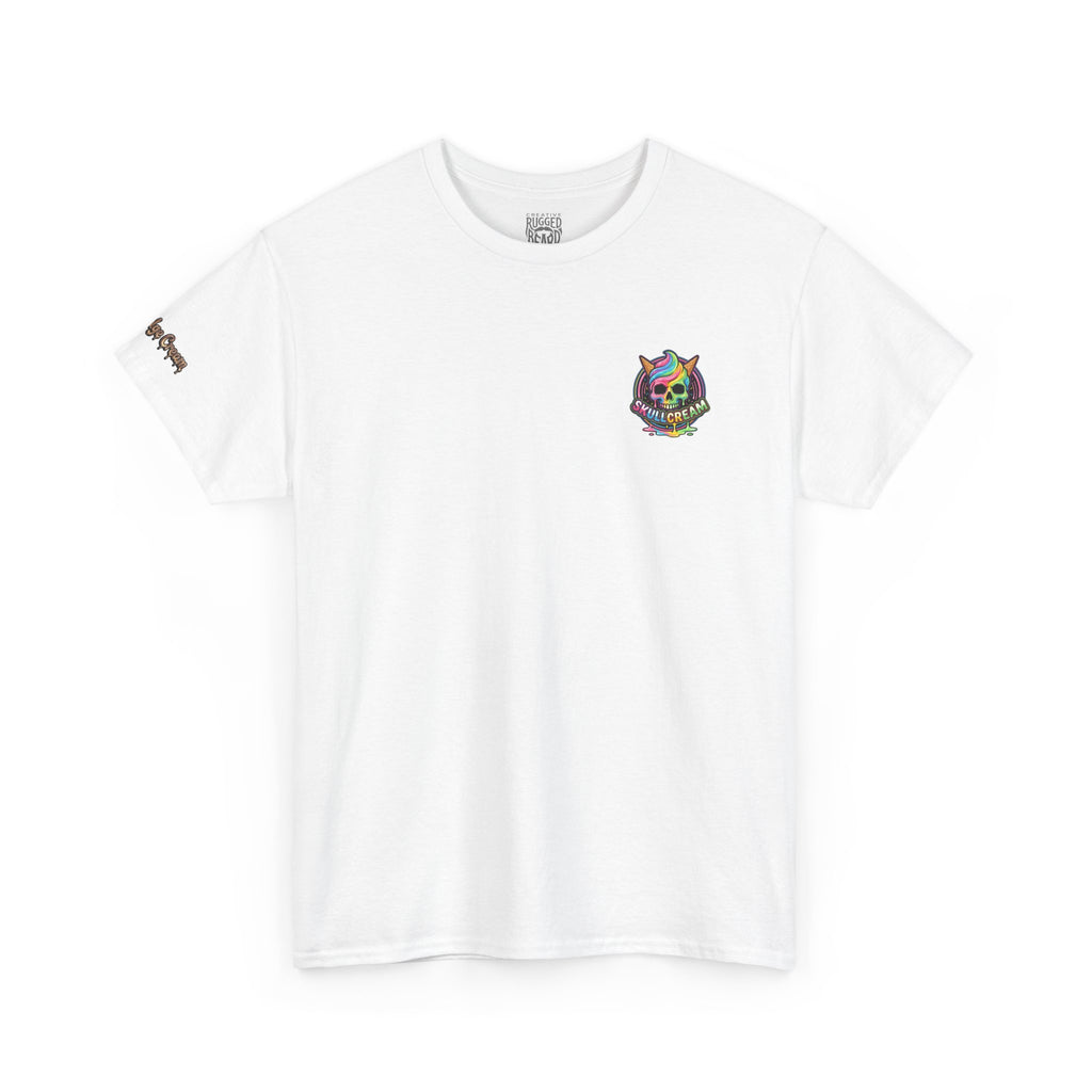 Skullcream-Ooh-Fudge Cream T-Shirt | Colorful Drip Graphic Tee