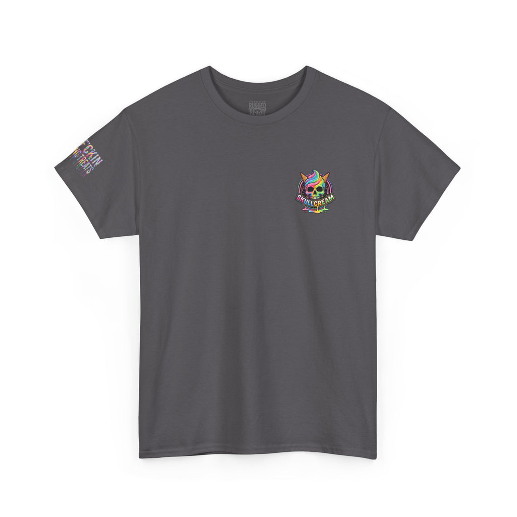 Cotton Candy Skullcream T Shirt — 'Sticky Fingers' Graphic T-Shirt