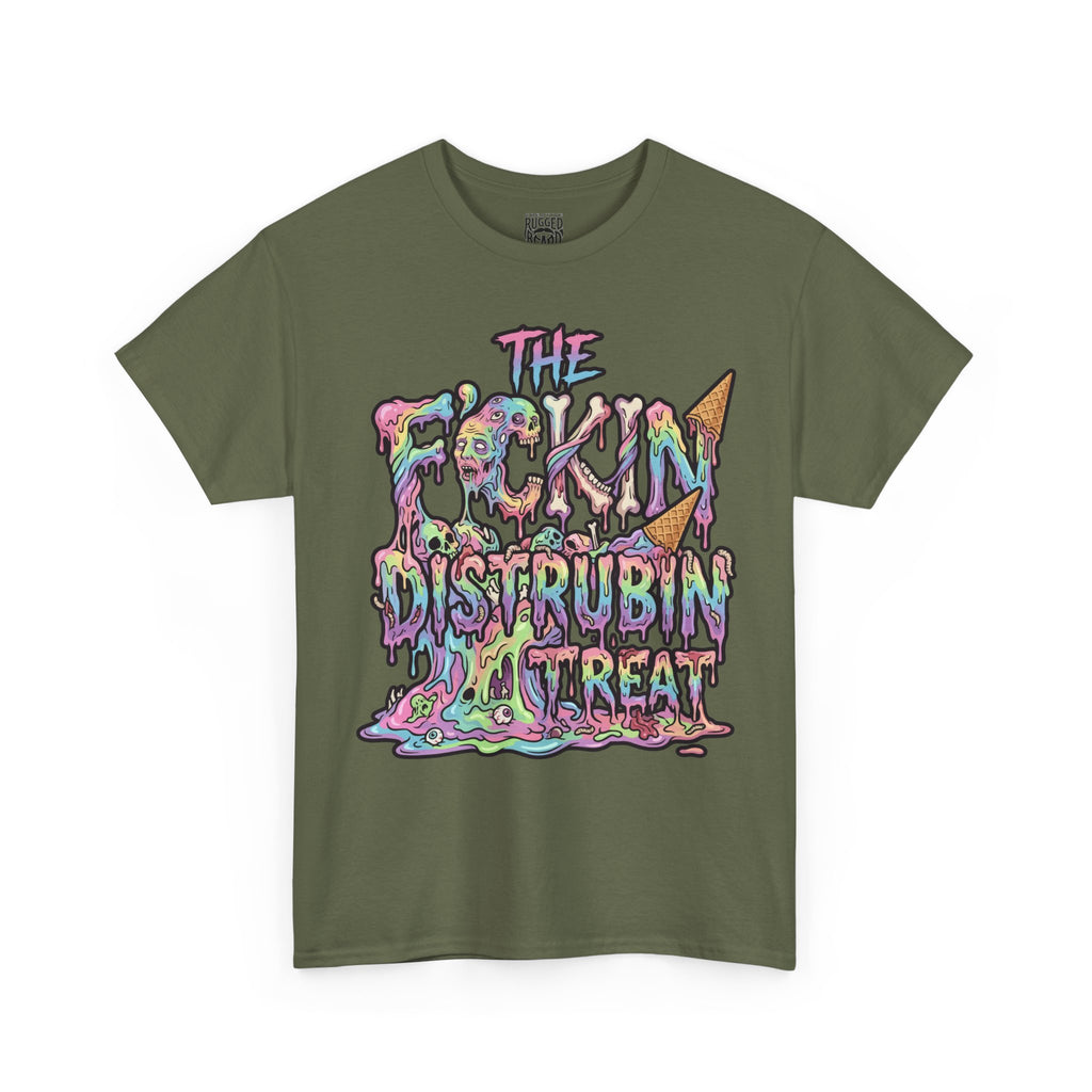 Skullcream-Don’t Push-Pops T-Shirt | Colorful Drip Graphic Tee