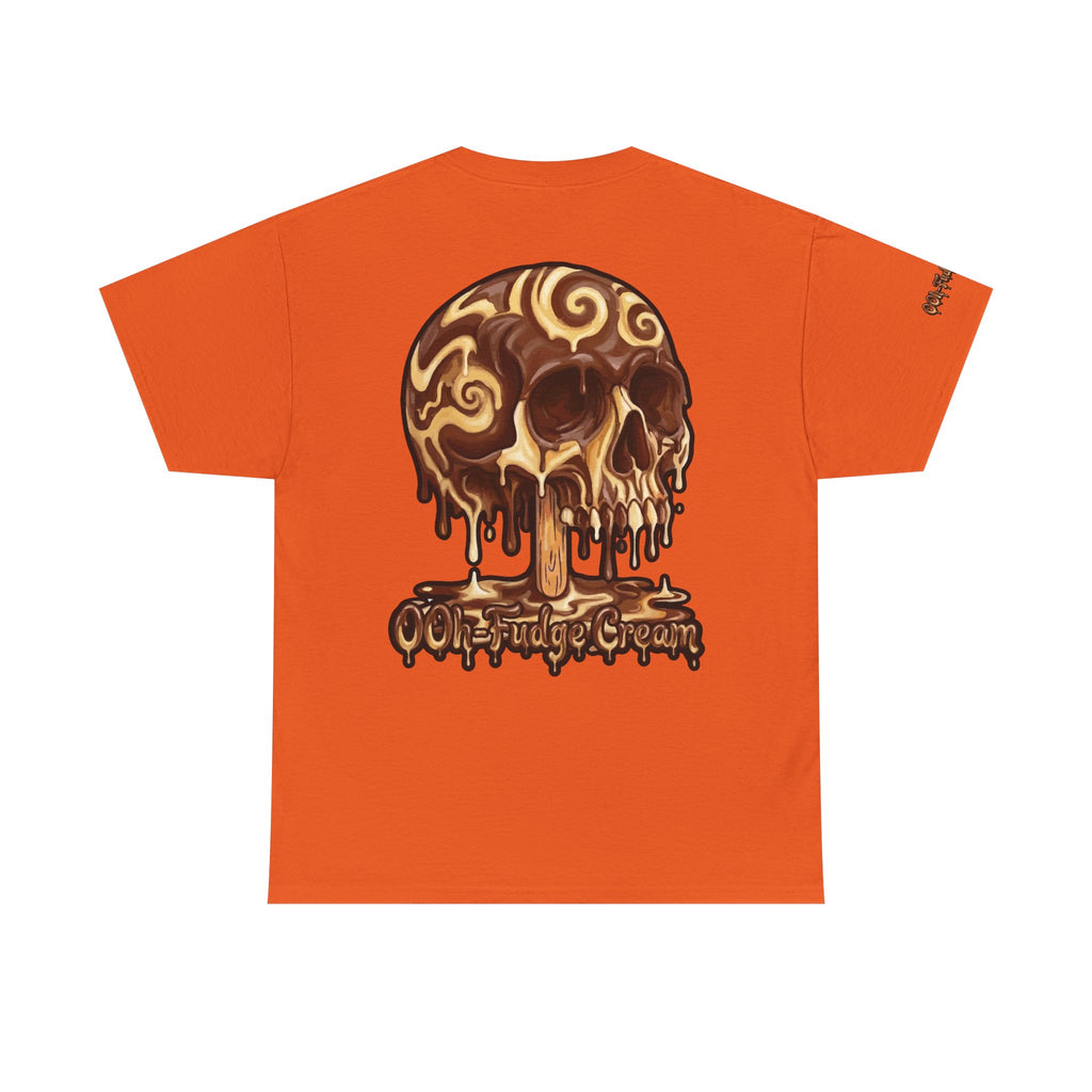 Skullcream-Ooh-Fudge Cream T-Shirt | Colorful Drip Graphic Tee