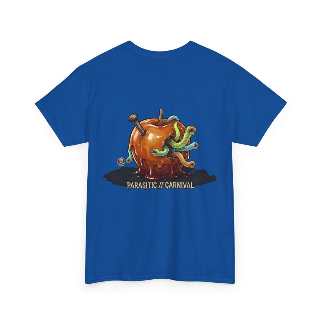 Skullcream Carnival Caramel Apple - Spooky Candy Apple Graphic T-Shirt