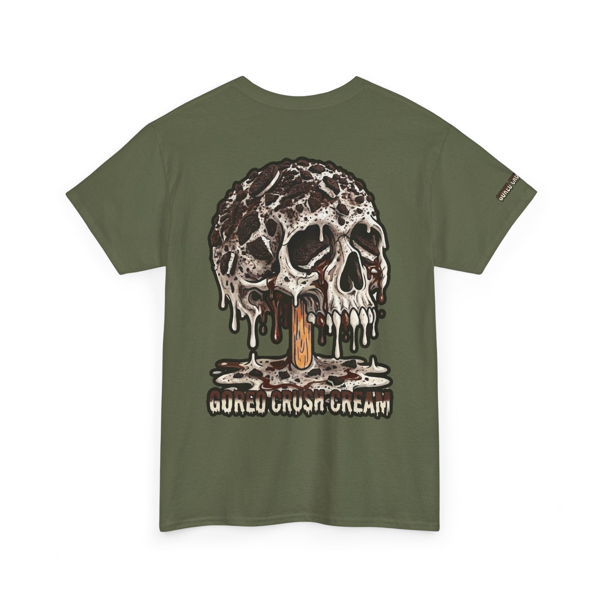 Skullcream-Goreo Crush Cream T-Shirt | Colorful Drip Graphic Tee