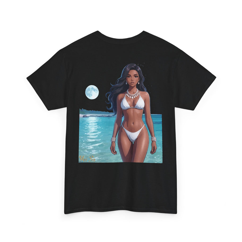 Under the Moon Light Yes Sir T-Shirt | Parental Advisory  for the Bearded
