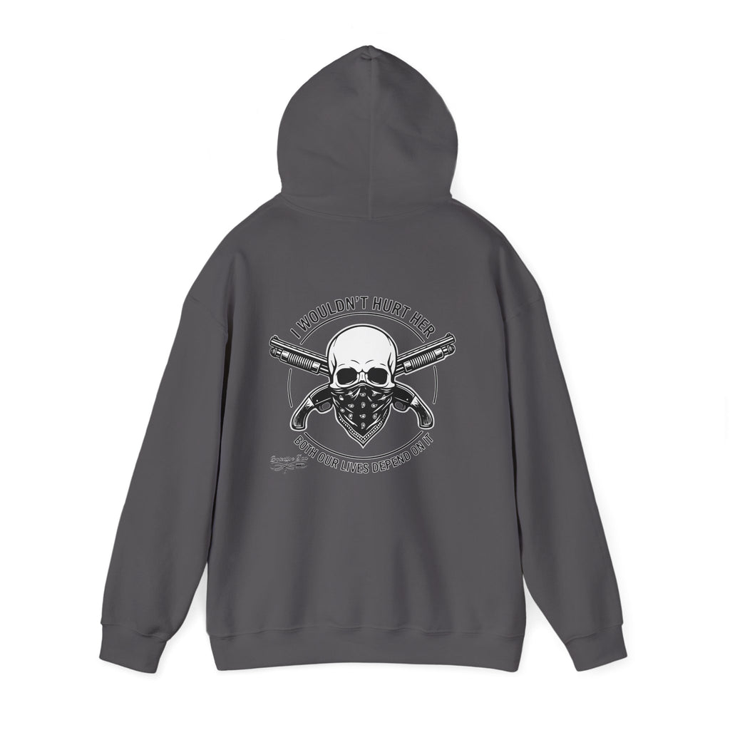 Protective Dad Sawed Off Shotguns - Hoodie | Here’s Your Warning