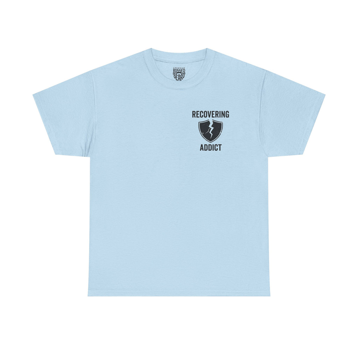 Addicted | Yes Sir T Shirt | Recovering Addict Red Graphic T Shirt