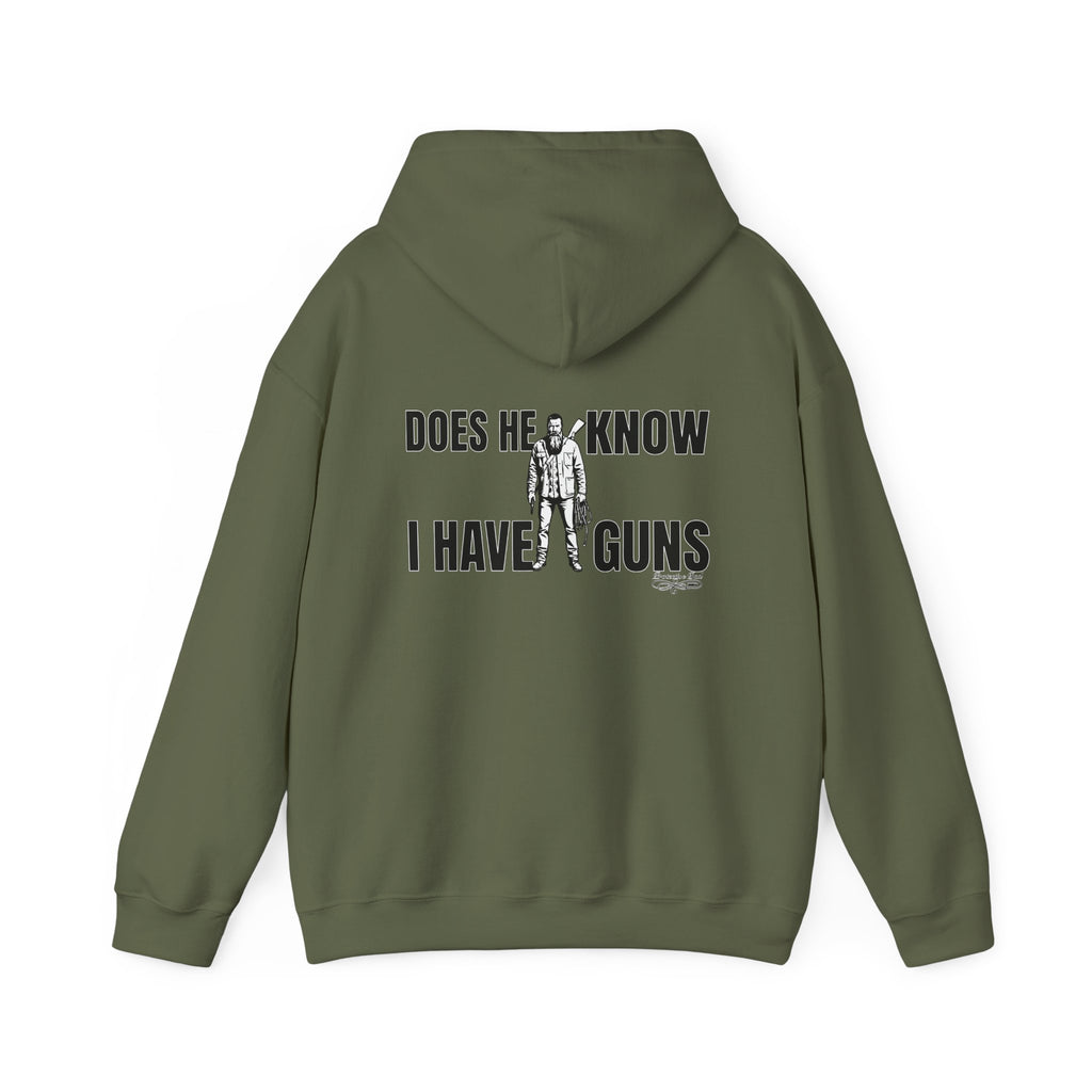 Protective Dad Does He Know Hoodie | Here’s Your Warning