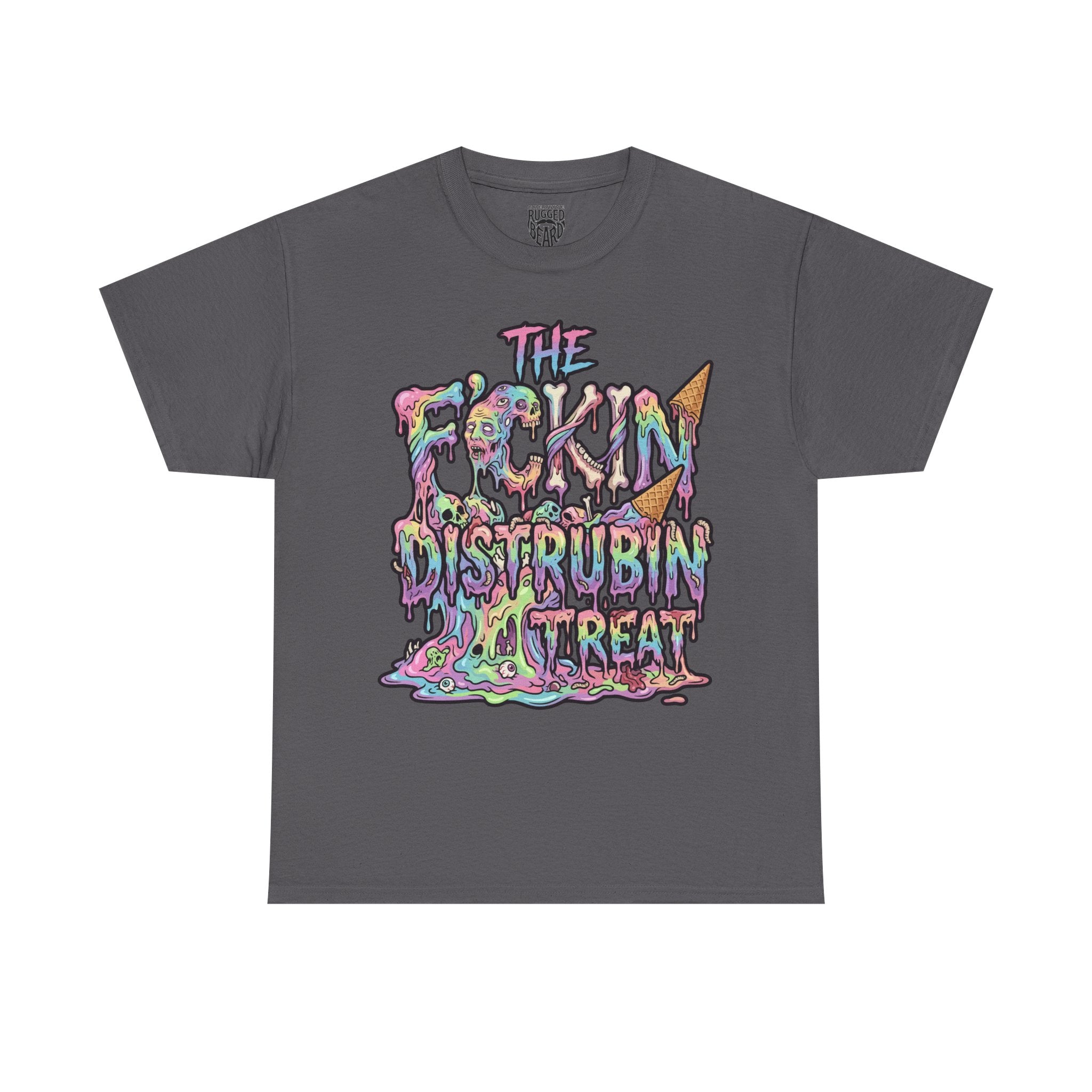Skullcream-Don’t Push-Pops T-Shirt | Colorful Drip Graphic Tee