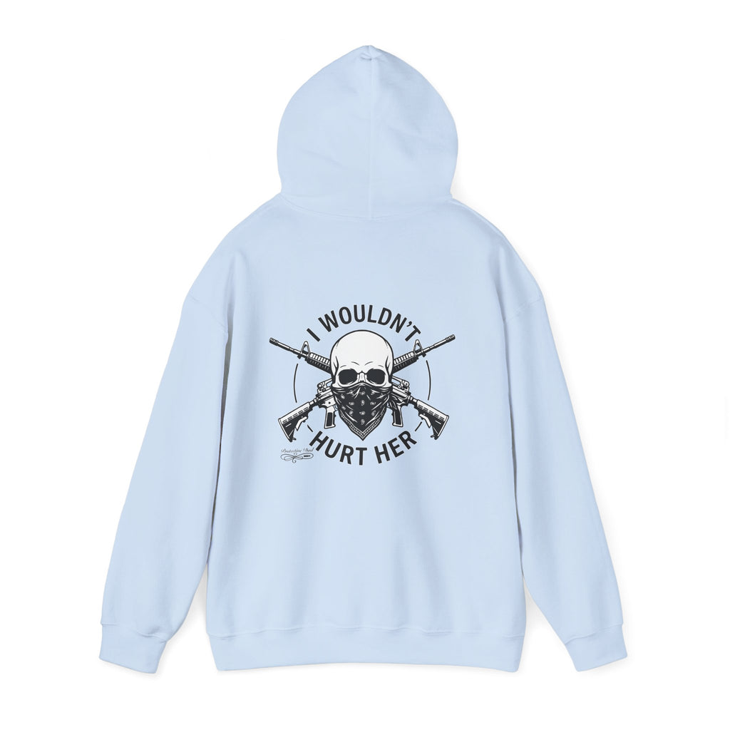 Protective Dad-Assault Rifles Hoodie | Here’s Your Warning