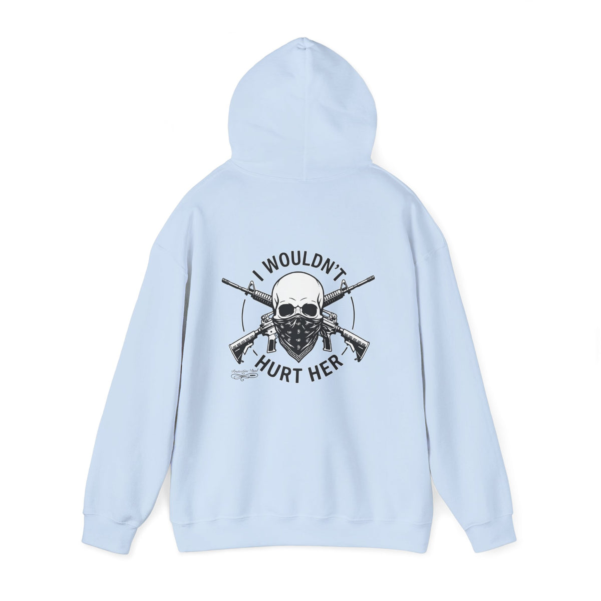 Protective Dad-Assault Rifles Hoodie | Here’s Your Warning