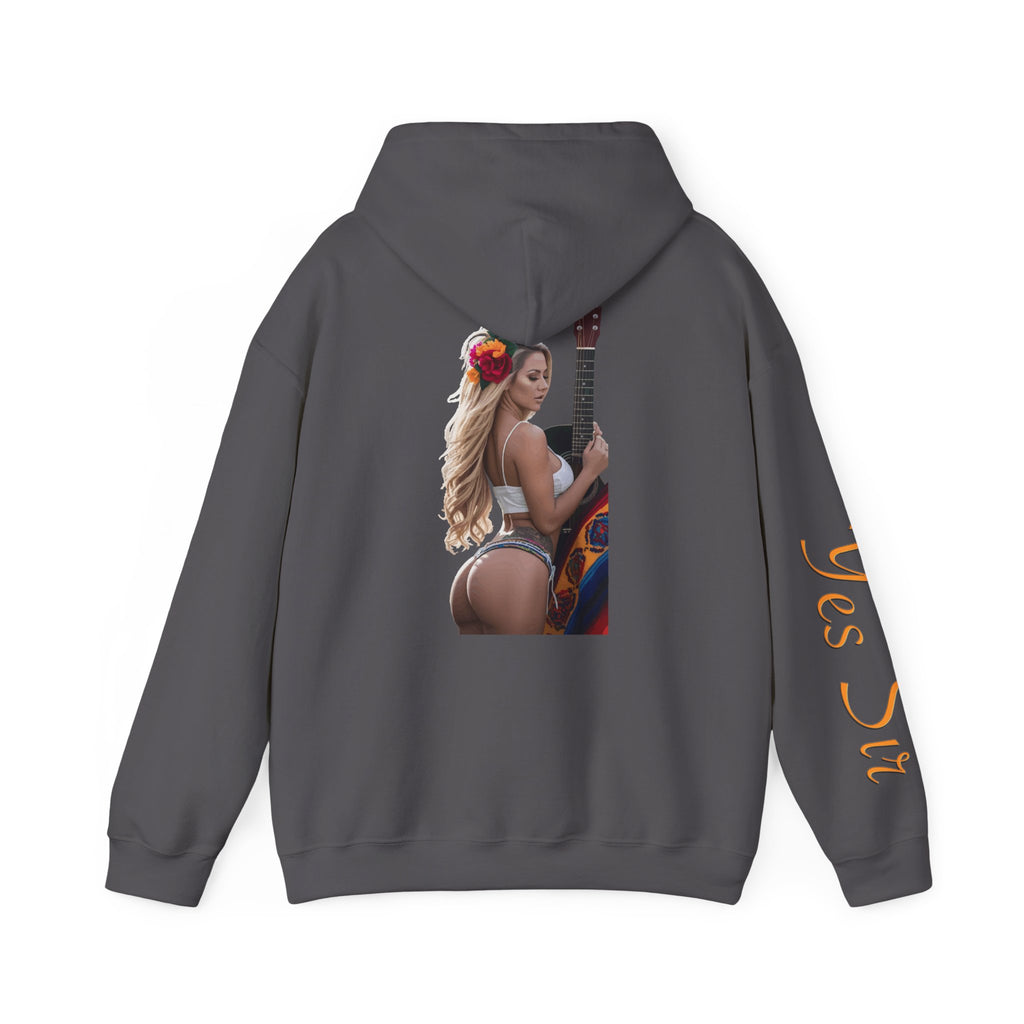 Pretty Flowers Yes Sir Hoodie | Parental Advisory  for the Bearded