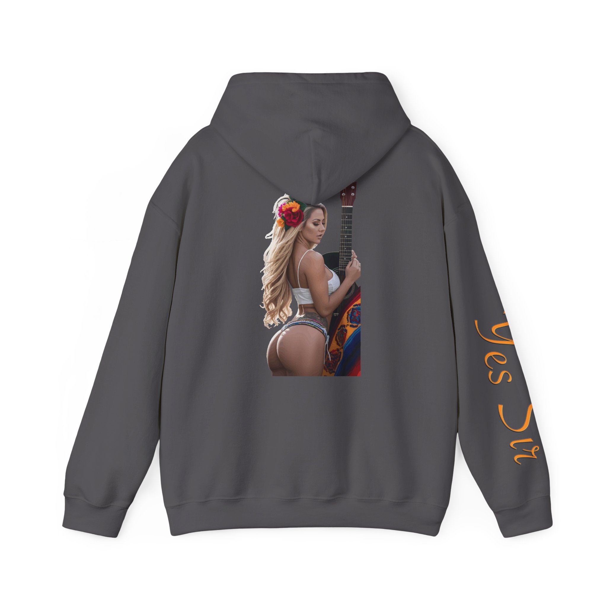 Pretty Flowers Yes Sir Hoodie | Parental Advisory  for the Bearded