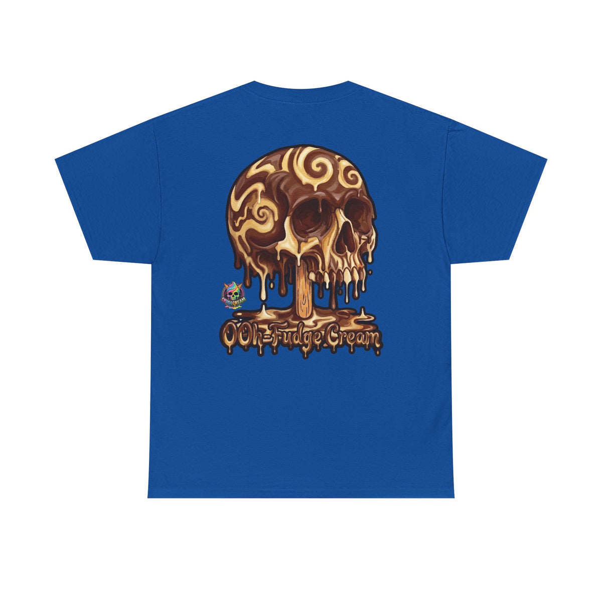 Skullcream-Ooh-Fudge Cream T-Shirt | Colorful Drip Graphic Tee