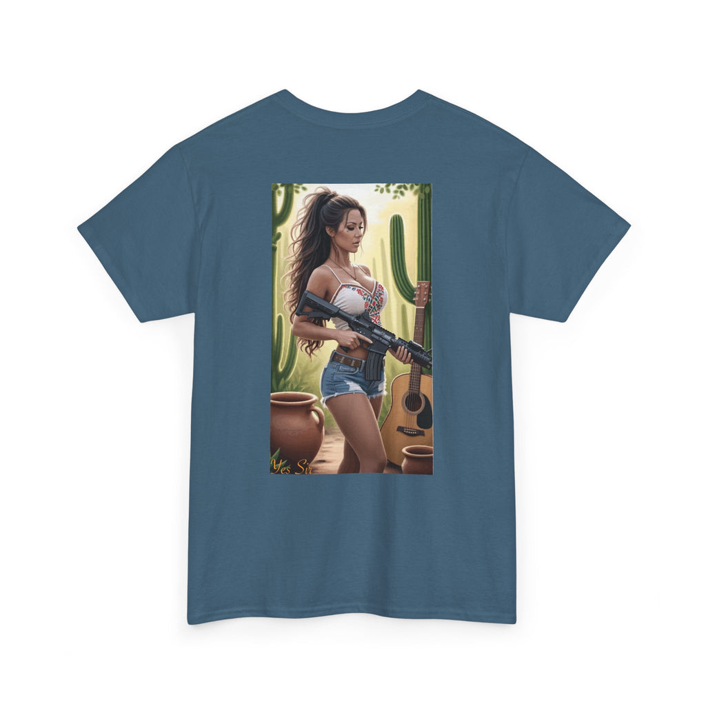 Nice Guitar-Yes Sir T-Shirt | Parental Advisory for the Bearded