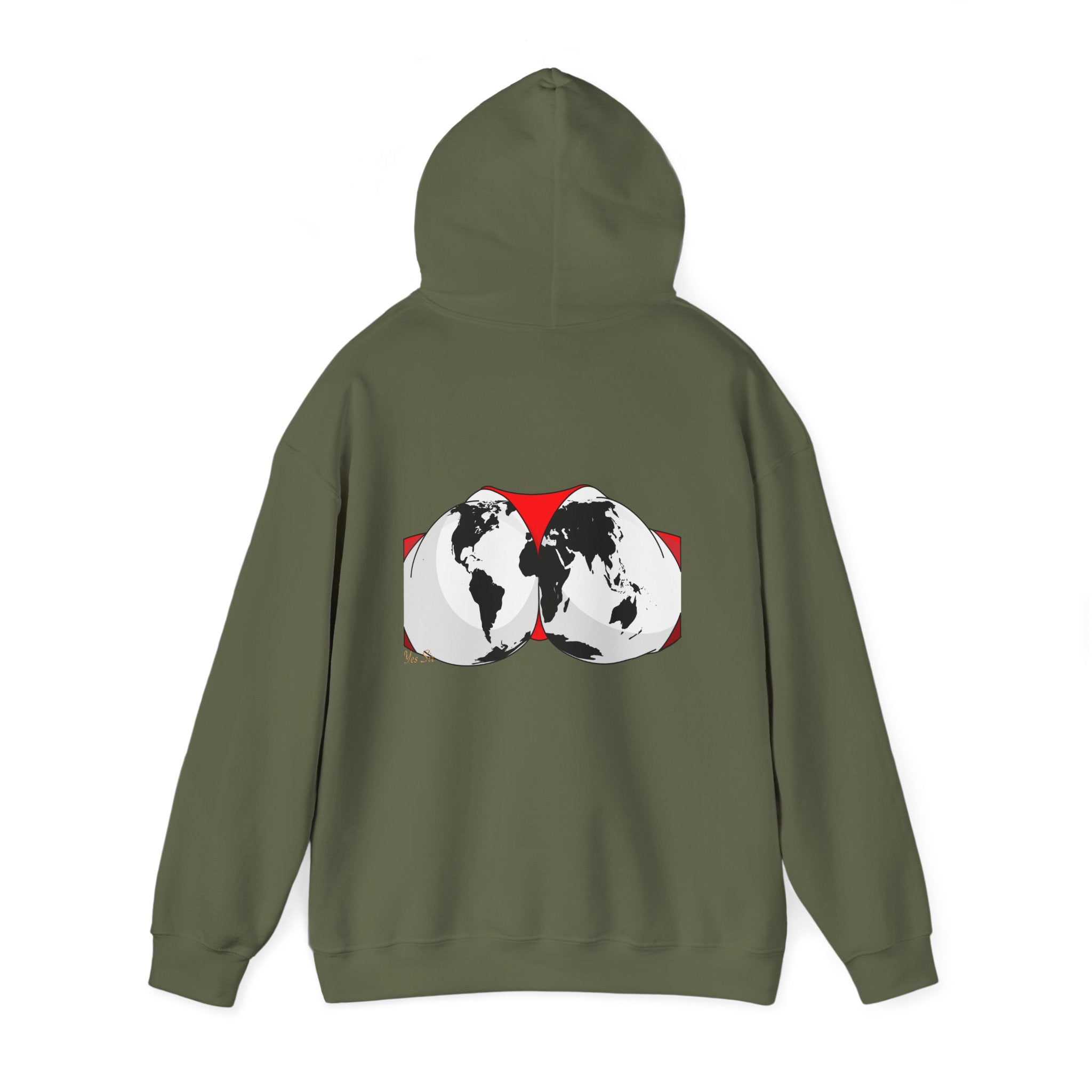 The World | Yes Sir Hoodie | Cherish It Graphic Hoodie