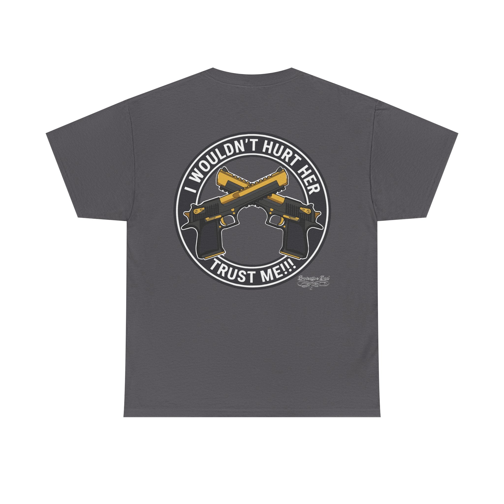 Protective Dad Pistols T-Shirt | Here’s Your Warning