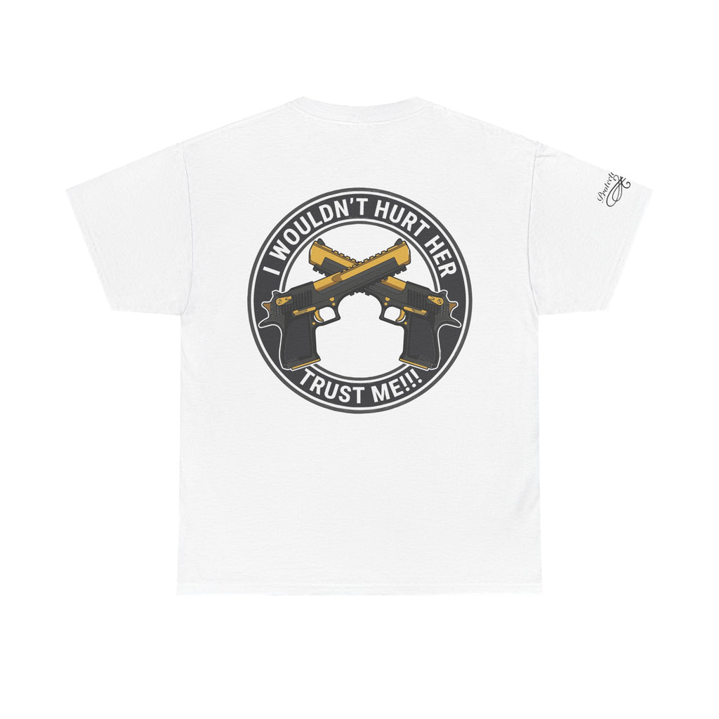 Protective Dad Pistols T-Shirt | Here’s Your Warning