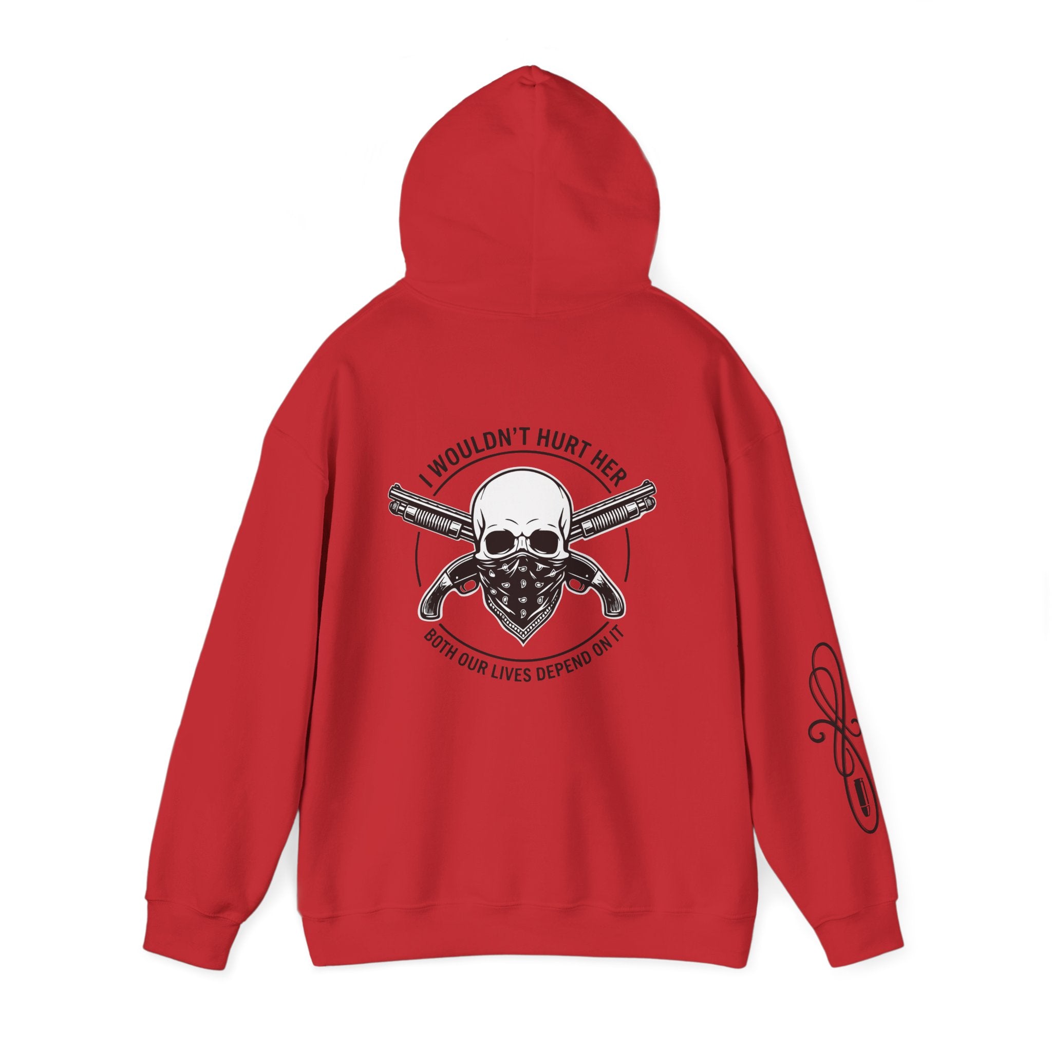Protective Dad Sawed Off Shotguns - Hoodie | Here’s Your Warning