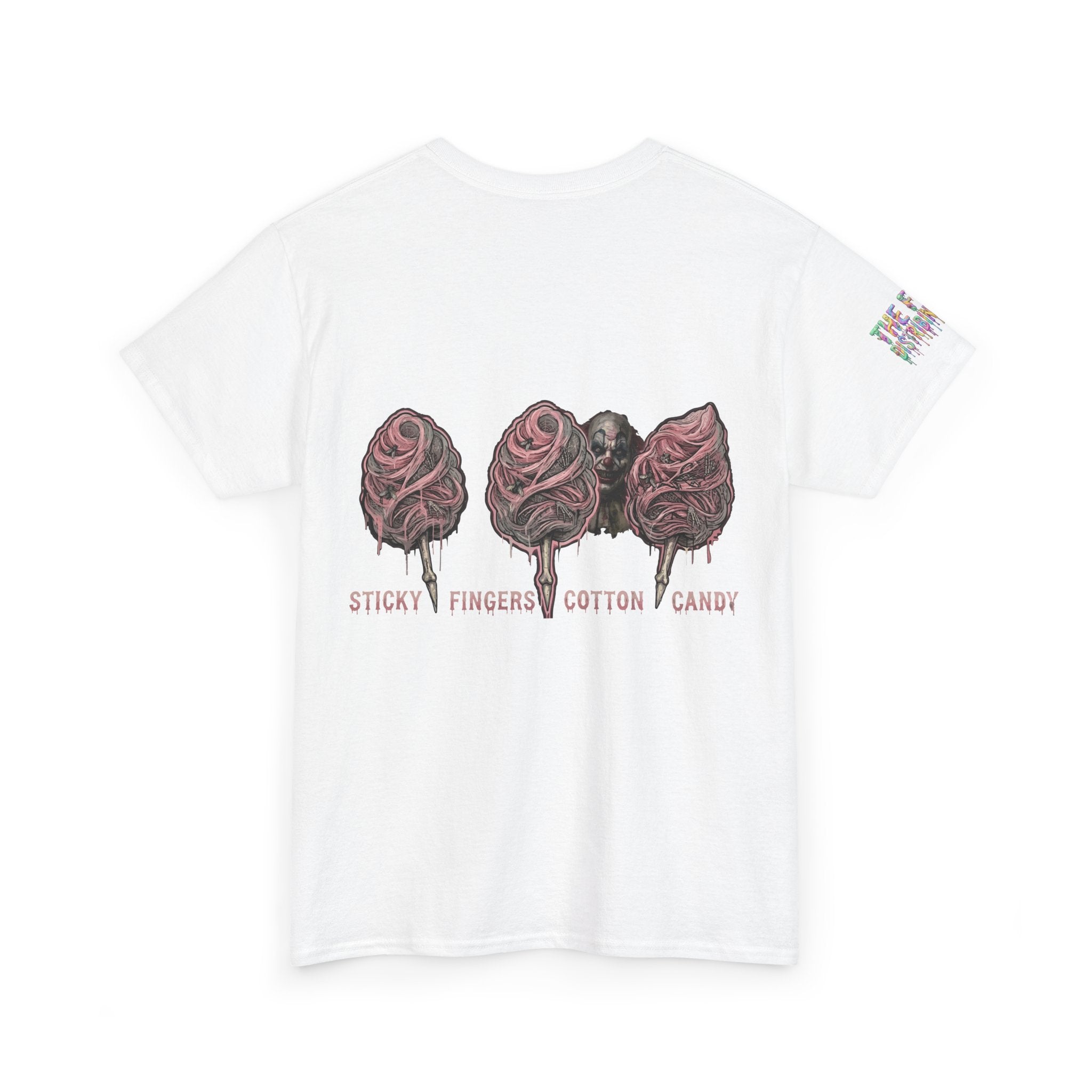 Cotton Candy Skullcream T Shirt — 'Sticky Fingers' Graphic T-Shirt