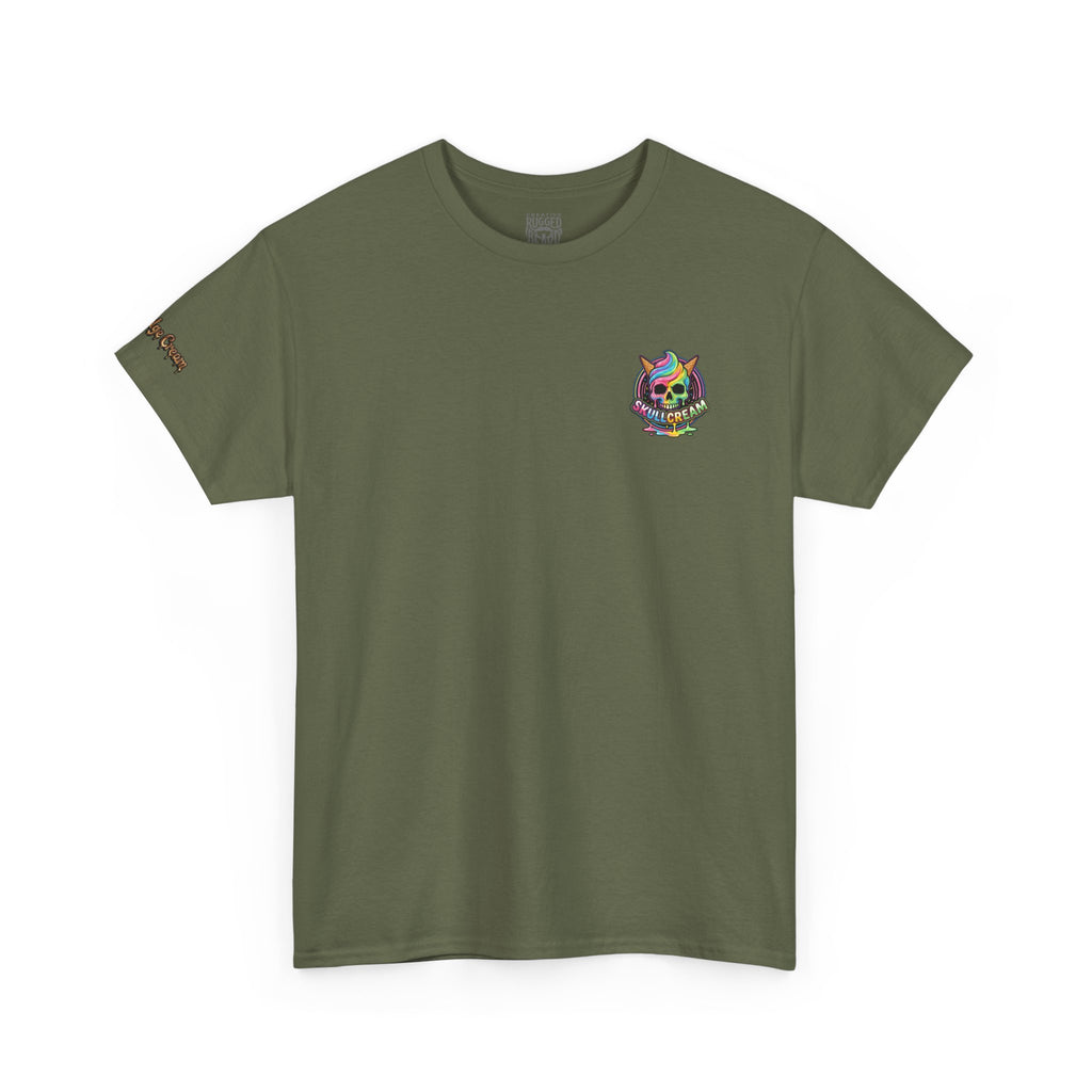 Skullcream-Ooh-Fudge Cream T-Shirt | Colorful Drip Graphic Tee