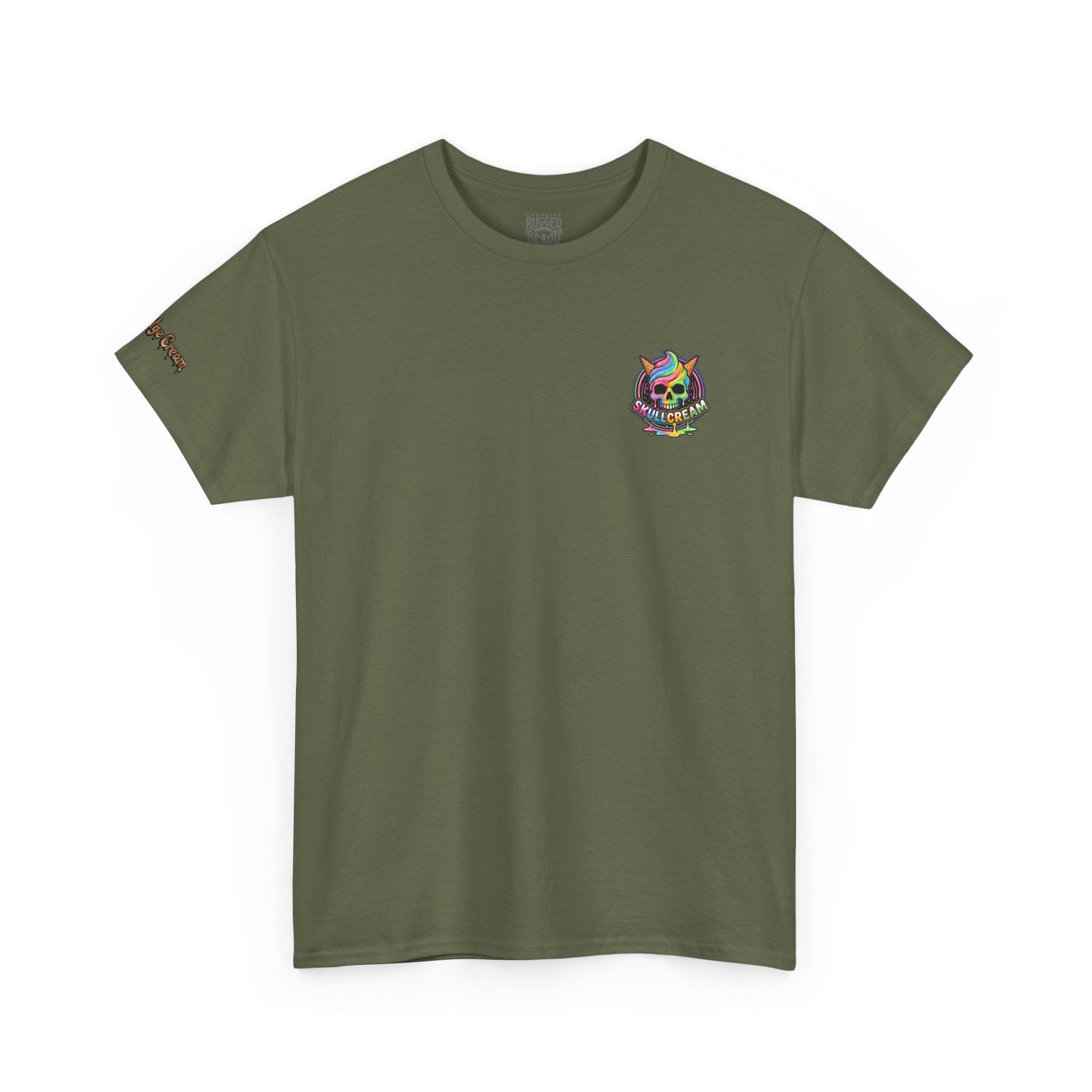 Skullcream-Ooh-Fudge Cream T-Shirt | Colorful Drip Graphic Tee