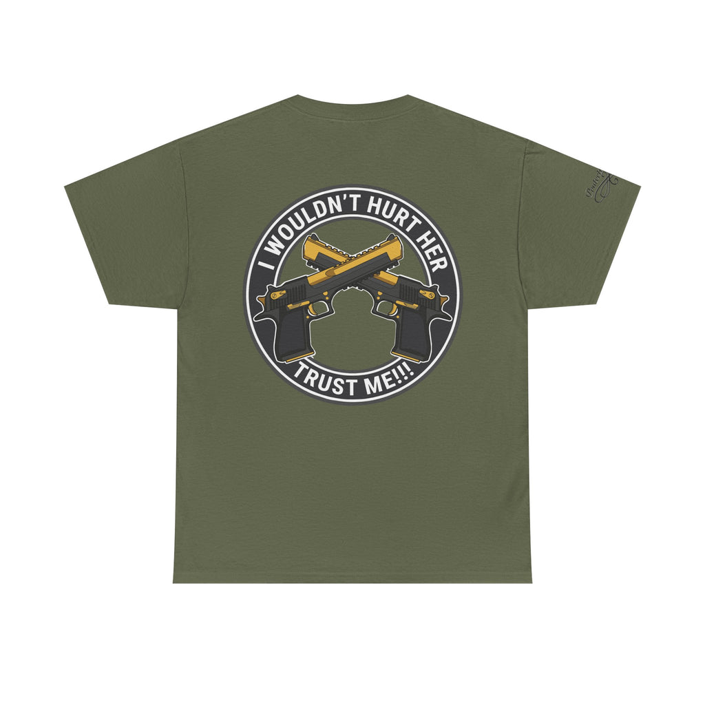 Protective Dad Pistols T-Shirt | Here’s Your Warning