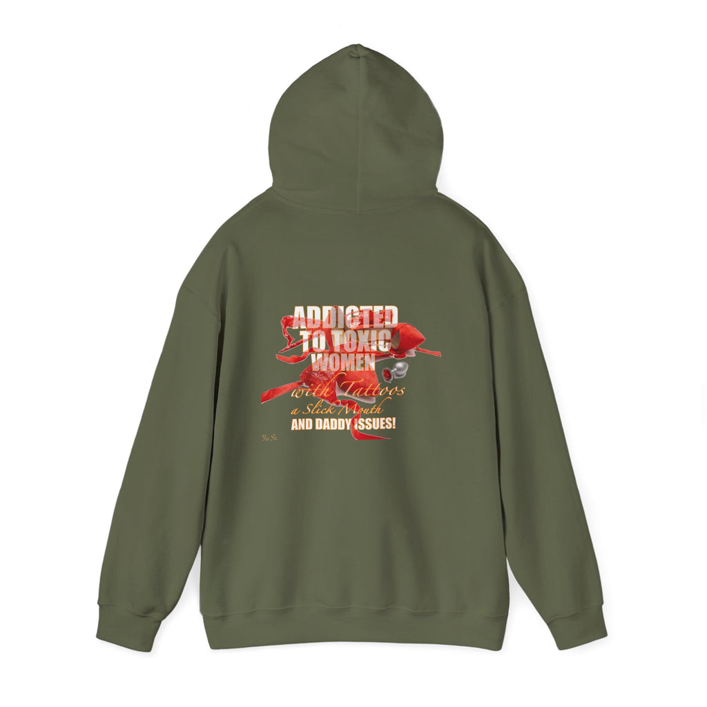 Addicted | Yes Sir Hoodie | Recovering Addict Graphic Hoodie