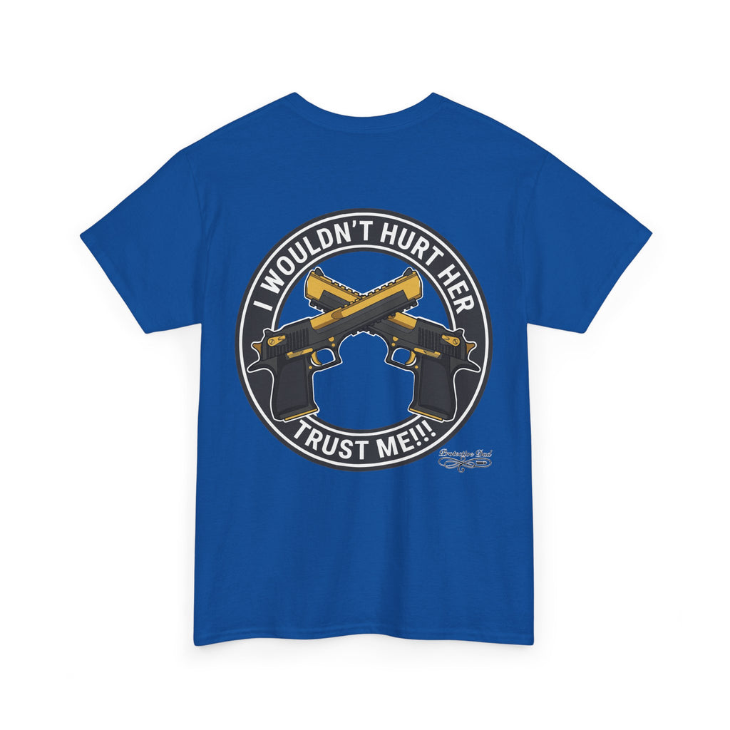 Protective Dad Pistols T-Shirt | Here’s Your Warning