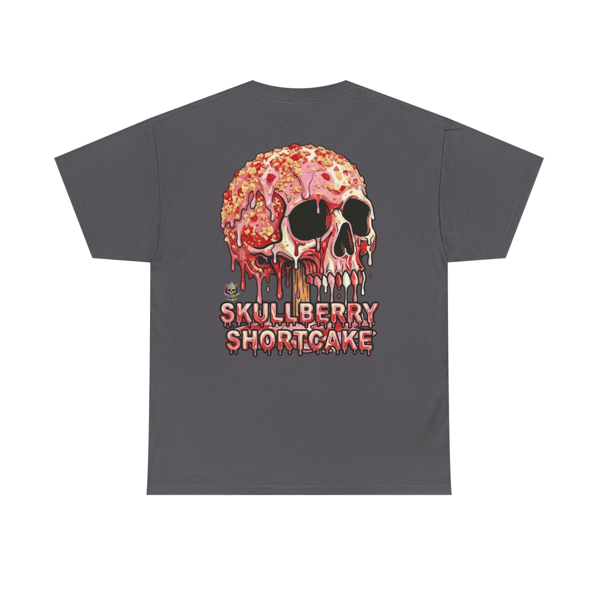 Skullcream-Skullberry Shortcake T-Shirt | Colorful Drip Graphic Tee