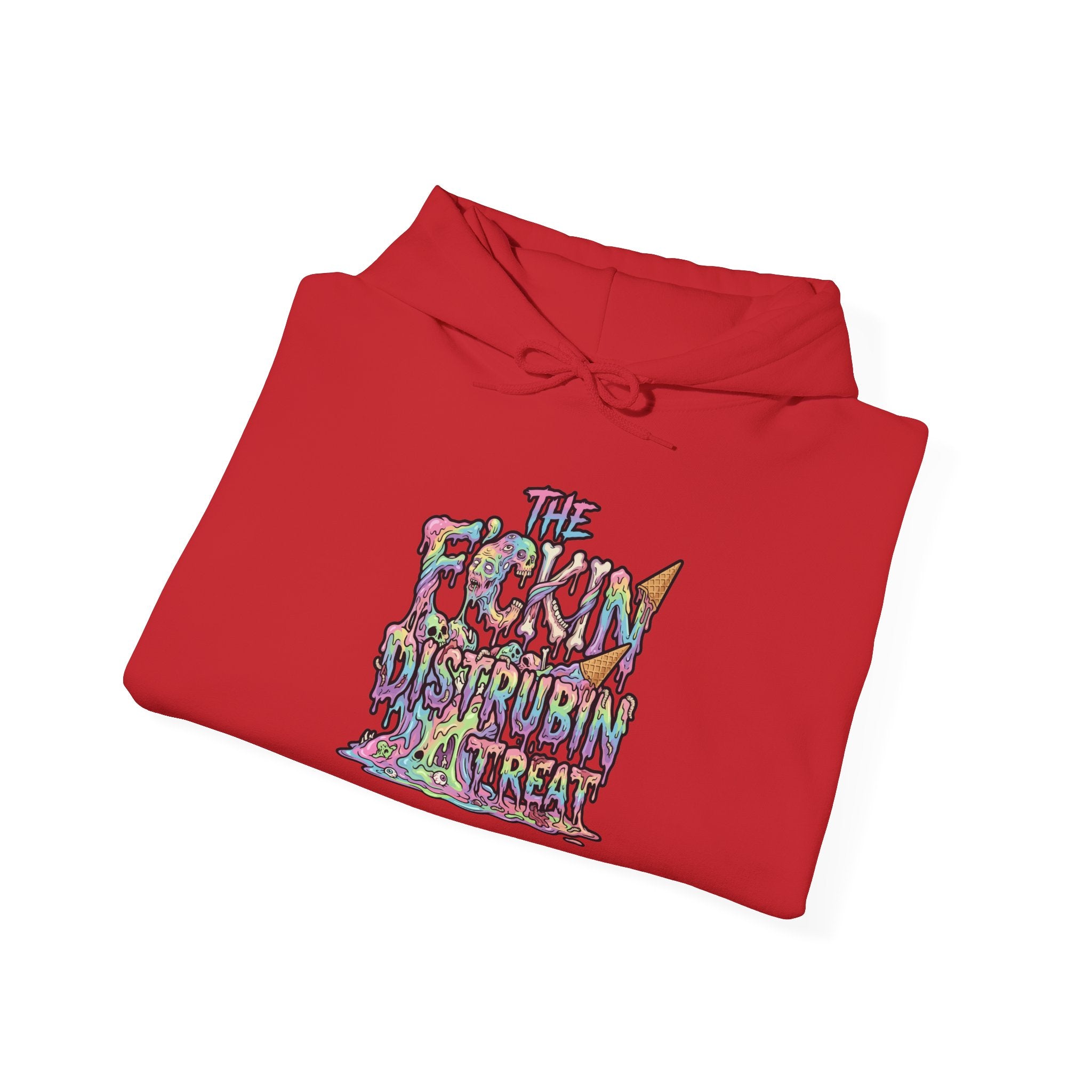 Cotton Candy Skullcream Hoodie — Sticky Fingers Band Graphic Pullover