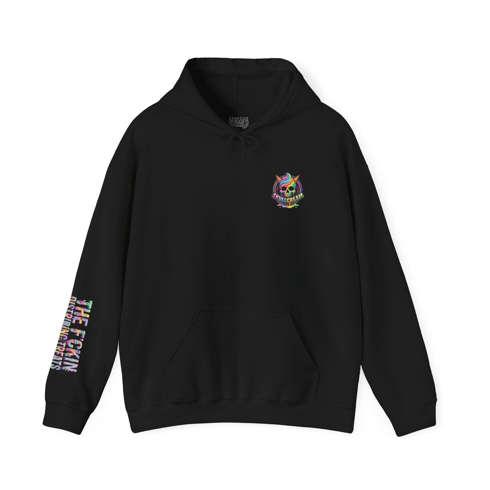 Skullcream Creepy Candy Apple Hoodie — 'Parasitic Carnival' Graphic Pullover