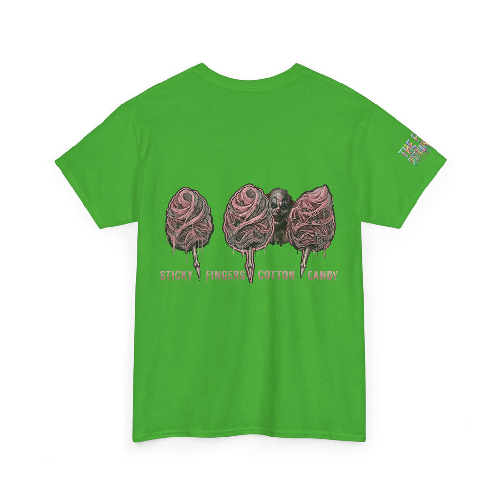Cotton Candy Skullcream T Shirt — 'Sticky Fingers' Graphic T-Shirt
