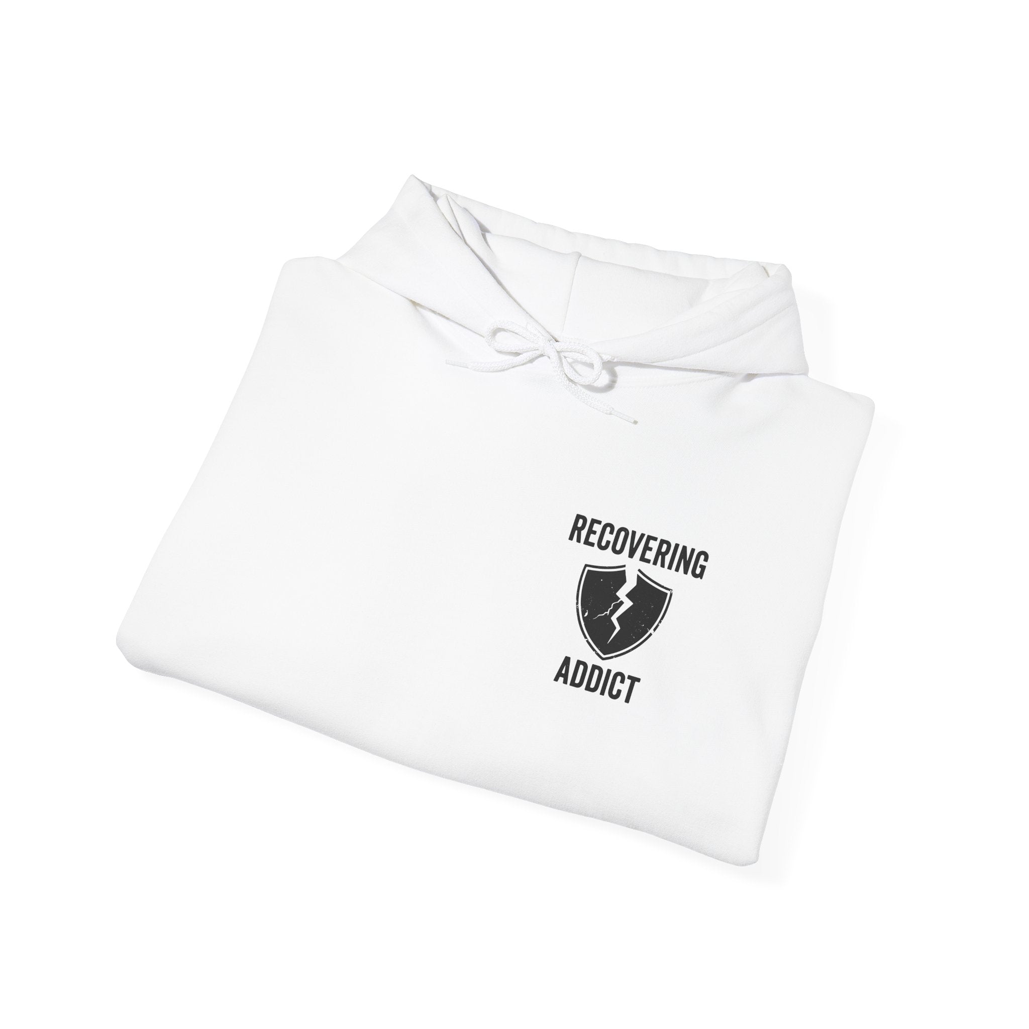 Addicted | Yes Sir Hoodie | Recovering Addict Graphic Hoodie