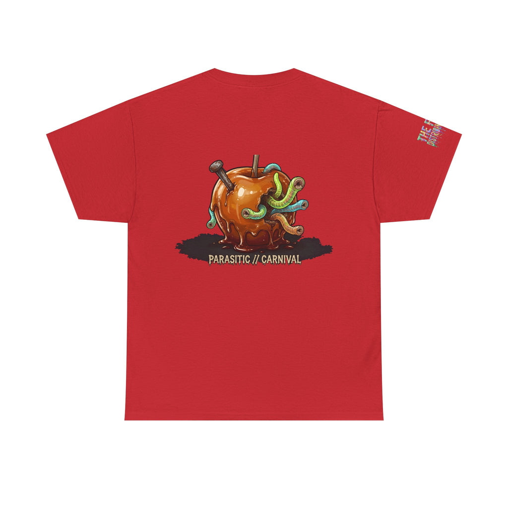Skullcream Carnival Caramel Apple - Spooky Candy Apple Graphic T-Shirt