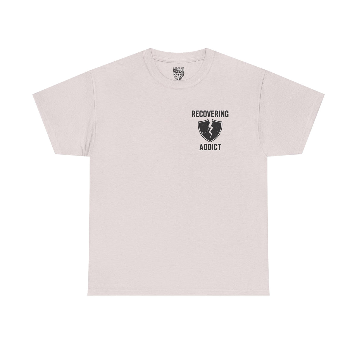 Addicted | Yes Sir T Shirt | Recovering Addict Green Graphic T Shirt