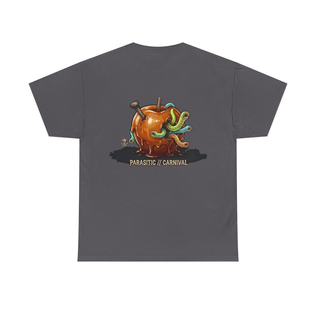 Skullcream Carnival Caramel Apple - Spooky Candy Apple Graphic T-Shirt