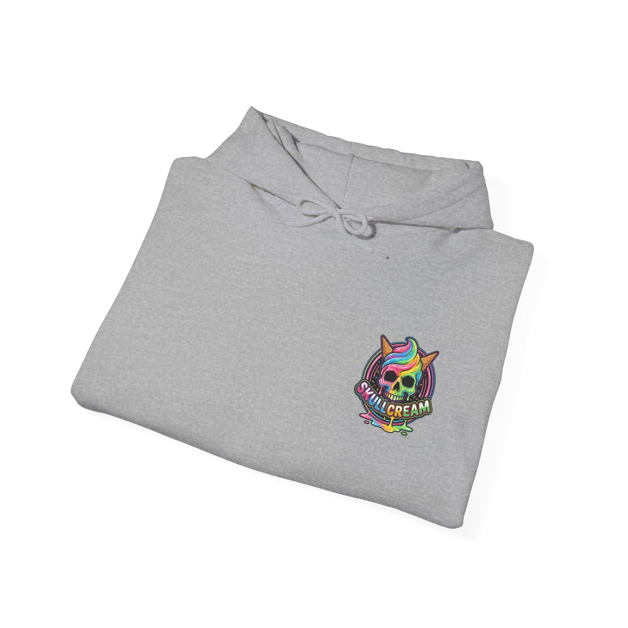 Skullcream-Ooh-Fudge Cream Hoodie | Dripping Skull Graphic