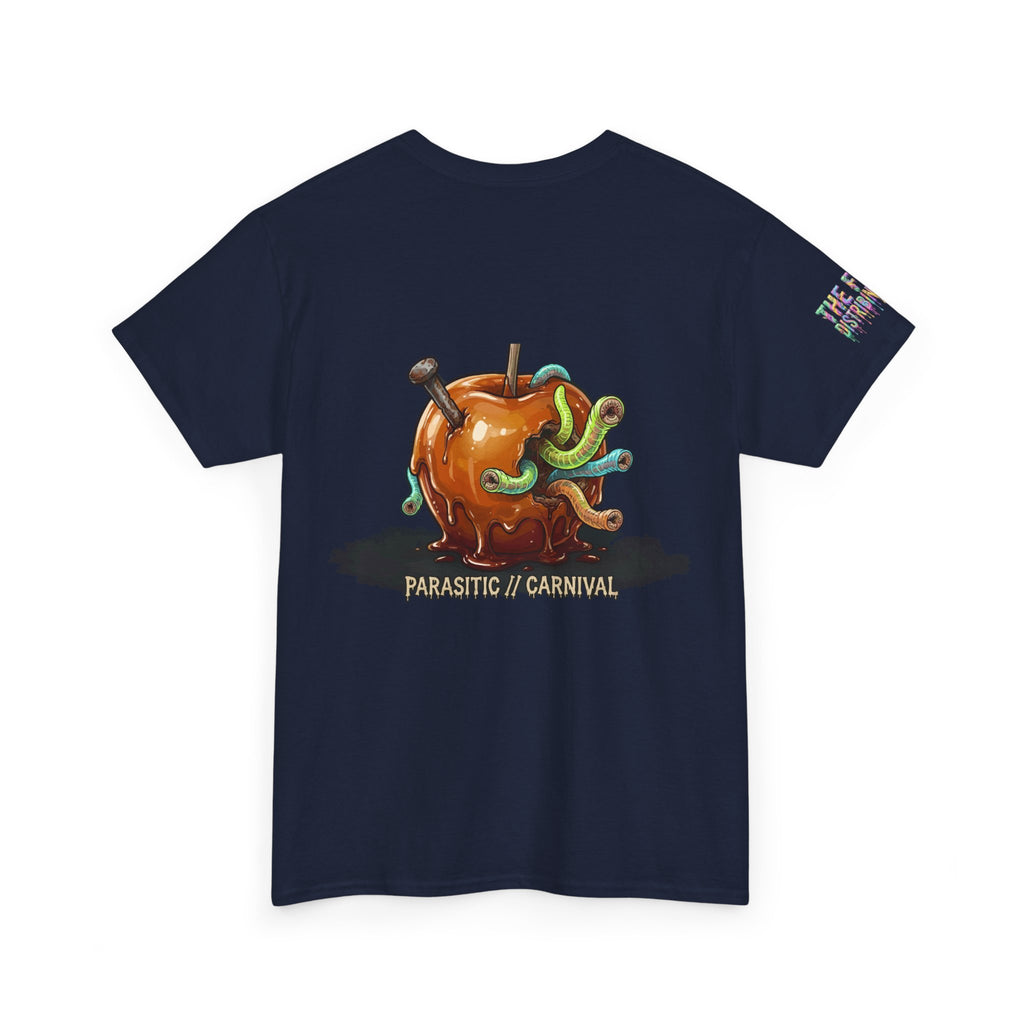 Skullcream Carnival Caramel Apple - Spooky Candy Apple Graphic T-Shirt