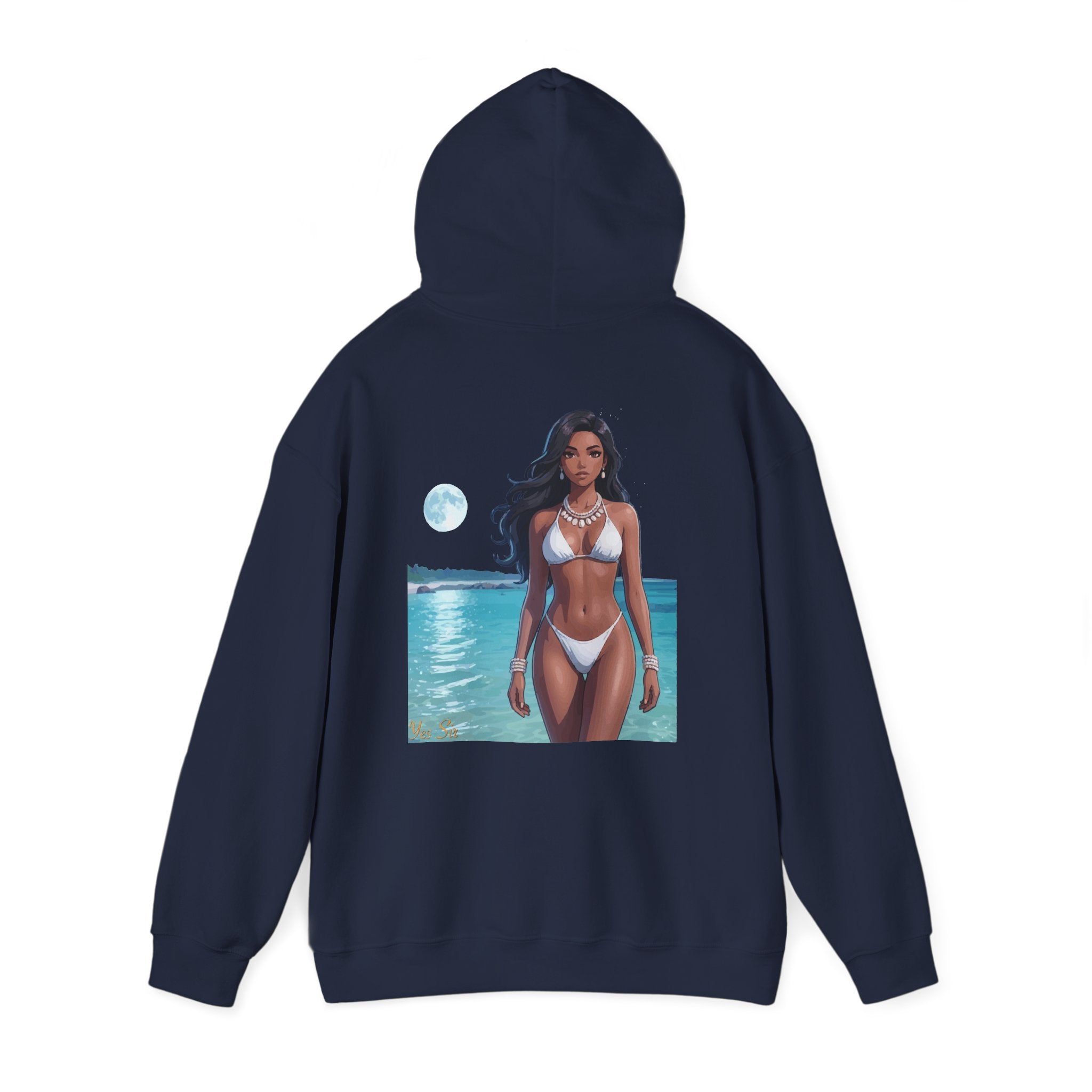 Under the Moon Light Yes Sir Hoodie | Parental Advisory  for the Bearded