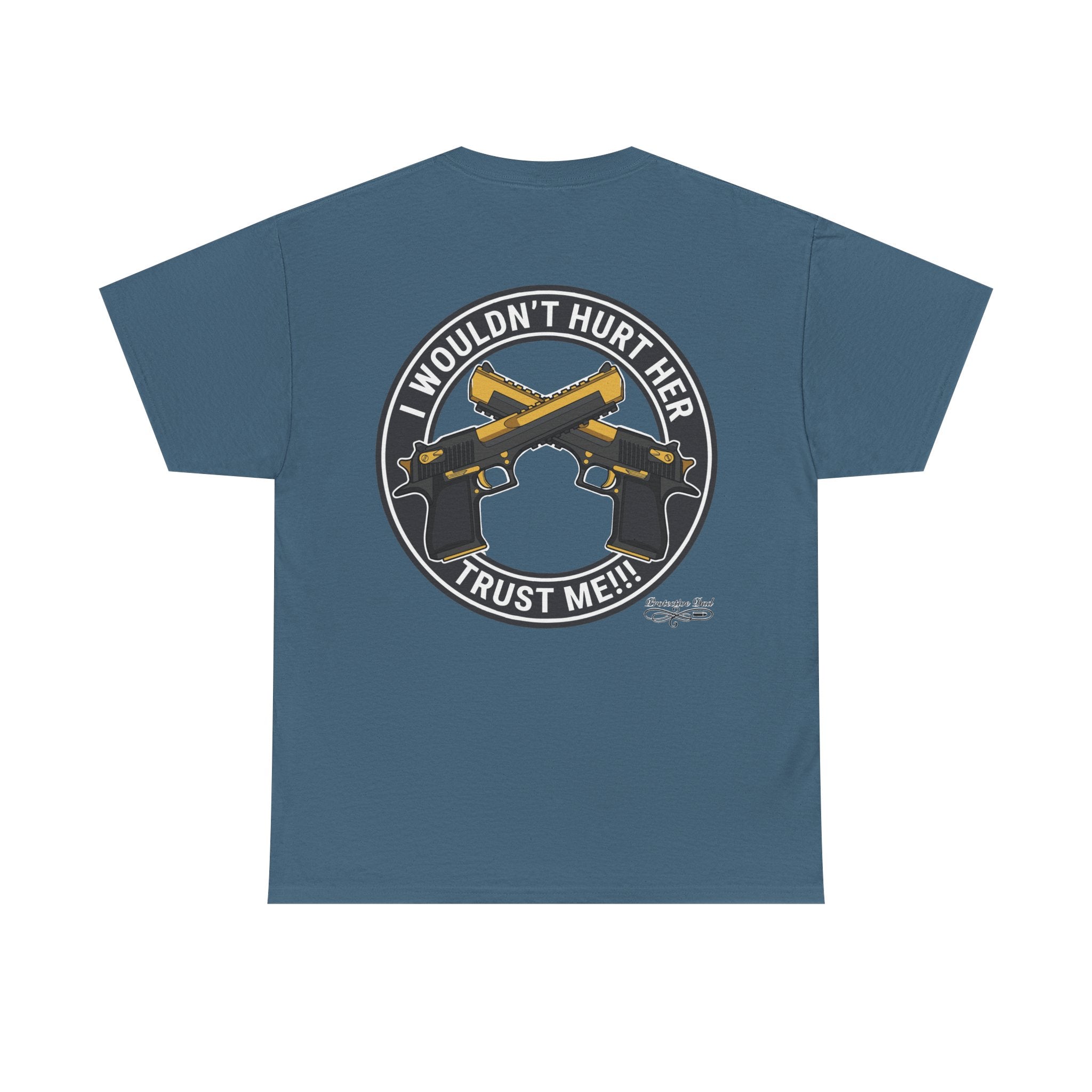 Protective Dad Pistols T-Shirt | Here’s Your Warning