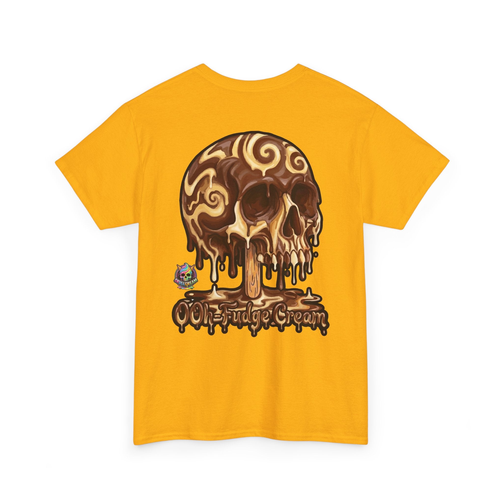 Skullcream-Ooh-Fudge Cream T-Shirt | Colorful Drip Graphic Tee