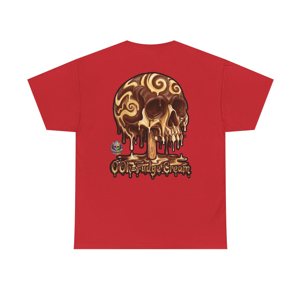 Skullcream-Ooh-Fudge Cream T-Shirt | Colorful Drip Graphic Tee