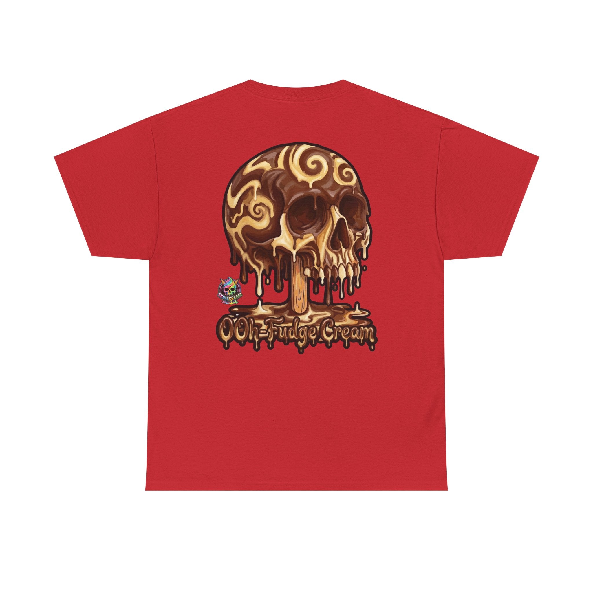 Skullcream-Ooh-Fudge Cream T-Shirt | Colorful Drip Graphic Tee