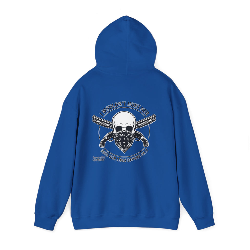 Protective Dad Sawed Off Shotguns - Hoodie | Here’s Your Warning